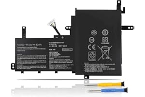 K KYUER 42WH B31N1842 Batteria per Asus VivoBook S15 S531FA S531FL K531FA K531FL X531FA X531FL M513IA M513UA K513EA K513EQ F513EA F513EP S513EA S513EP S513EQ V531FA V531FL X513EA X513EP X513EQ X513IA