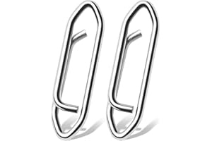 9Tong Haute résistance émerillons de pêche Eau salée Inoxydable Snap de pêche Connecteur Clip Snaps émerillons Leurre Clip Changement Rapide Blanc Nickel