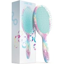 Gebogene Föhnbürste Für Kurzes Haar – Belüftete Nasshaarbürste Aus Kunststoff Für Männer & Frauen, 23,5 Cm