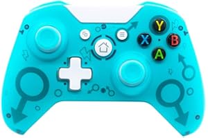 DRAGON SLAY N1 2.4GHz Wireless USB Game Controller for Xbox Series X|S, Xbox One, PS3, Windows PC, Dual Motor Vibration Gamepad (Teal)