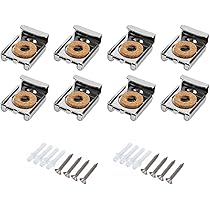 Kit Supporti Per Specchio - 16 Pezzi In Acciaio Inox, Per Specchi Spessi 6-8 Mm, Con Viti E Tasselli - Foto 8