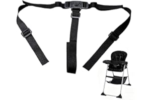 JYNXOR Hochstuhl Gurt, Dreipunkt, für Kinderwagen Kinderschutzgurt Universal Ersatz-Sicherheitsgurte Verstellbare für Baby Kindersitz Kinderwagen Kinder Buggy