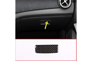 DIYUCAR Pegatinas para guantera de coche de fibra de carbono para Benz A GLA CLA Clase W176 C117 2013-2018 Auto Accessories