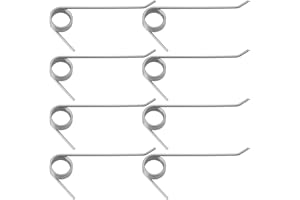 OTOTEC 48 Piezas de Rodillo de Ventilador Escarificador Resorte de Acero Inoxidable Accesorios de Resorte para Escarificador Eléctrico Compatible con Einhell Royal RLE 450 King Craft