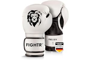 FIGHTR® Boxningshandskar med bästa passform för maximal stabilitet, män och kvinnor, för boxning, MMA, Muay Thai, kickboxning och kampsport, 08, 10, 12, 14, 16 oz, inkl. bärväska