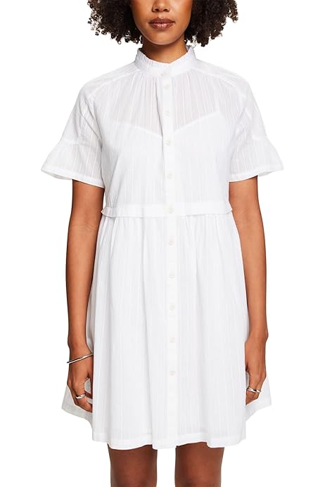 esprit kleid weiß lang