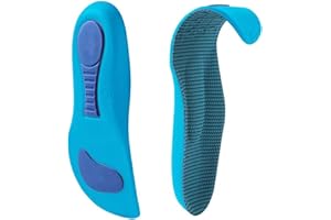 ILESTDG OrthoFlex Semelles Orthopédiques Hallux Valgus, Confort Pour Soulage Epine Calcaneenne Soulage La Douleur Absorbe Les Chocs (Bleu,41-42)