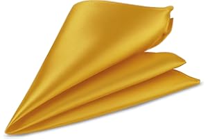 Trimming Shop Italien Carré Satin Mouchoir pour Tenue Habillée, Mariages, Bal, Célébration, Bal, Fêtes - Unisexe, Design Classique