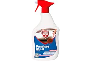 PROTECT EXPERT Anti Punaises De Lits & Acariens - Elimine les punaises de lit Larves et Adultes - Prêt à l'emploi 1L - Efficacité Longue Duré Matelas,canapés, draps... - Ne tâche Pas - PUPAL1