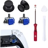Mcbazel TMR Joystick Electromagn&eacute;tico de Repuesto para Mando PS5 DualSense, con Thumbsticks de Repuesto y Kit de Reparaci&oacute;n,