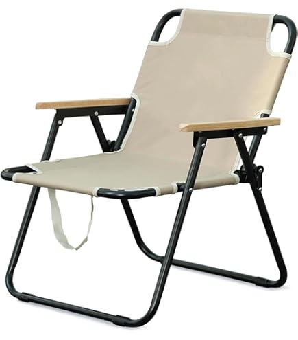 Mojawo Outdoorstoel, campingstoel, vouwstoel, groen/wit gestreept, klapstoel, vissersstoel, regisseursstoel, visstoel