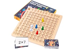 ‎BLOOOK BLOOOK Multiplikationstafel Multiplikationsbrett,1x1Mathe Lernen für Grundschüler,Zahlenlernspiel Aufgaben,Montessori Kinderzählspielzeug,Rechnen Spiel Spaß für Rechenprofis,Lernen leichtgemacht