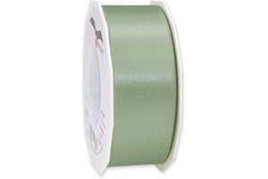 C.E. Pattberg Präsent Satin Ribbon, Old Green, 40 mm-25 m