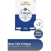 New Life 4 Hepa 30 Yumuşak Kaps&uuml;l, Kolin, Silybin Fosfolipid Kompleksi, Enginar, Taraksaku, 4 Adet