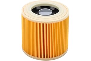 HZPZPP Cartridge Filter Compatible with Karcher wd2 | wd3 |hoover|vacuum filter SE 4001 SE 4002 Wet & Dry Hoover Vacuum Cleaner Part NO.KAR64145520(1PCS)