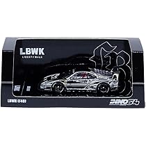 inno 1/64 LBWK F40 クロームシルバー リバティウォーク LB INNO 1/64 LBWK LB-WORKS Liberty Walk F40 Silver Chrome