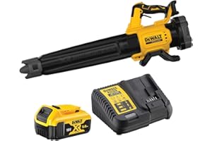 DEWALT DCMBL562P1-QW - Soplador axial sin escobillas XR 18V con 1 batería Li-Ion 5Ah