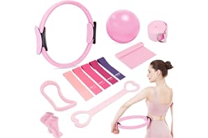 Hanrd Kit Pilates Essentials,13Pcs Kit Pilates Portable Maison, Kits De Yoga Et Pilates, pour Pilates, pour Musculation