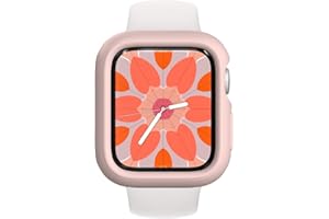 RHINOSHIELD Bumper Case Compatible with Apple Watch SE & Series 6/5 / 4 [44mm] | Slim Protective Cover - Lightweight and Shock Absorbent - Blush Pink
