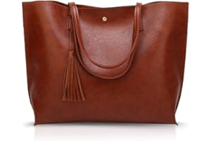 NICOLE & DORIS NICOLE&DORIS Femme Sac Cabas Grand Sac à main Sac fourre-tout en cuir PU Sac à bandoulière Mode sac à main