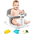 Baby Bath Seat, Infant/Toddler Sit Up Bathtub Seat for 6-12-24 Months, Baby Bath Essentials Chair, Great Shower Gifts for Newborn and New Mothers
