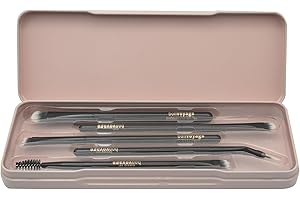bonvoyage Essentials Makeup is My Art, 6-Piece Brush Set for Eye Makeup, Includes Eyeshadow, Brow and Eyeliner Brushes for Smooth Makeup Application