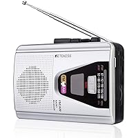 Retekess TR620 Lecteur et Enregistreur de Cassettes Portable Walkman, Radio FM AM, avec Mode Boucle de Lecture sur Bande…