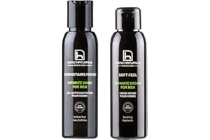 HOMO NATURALS THE NEW MALE SKIN CARE Homo Naturals Gel íntimo + Crema Íntima - Kit Cuidado Íntimo para Hombres - Pack Regalo Hombres - Cuidado Corporal - Cosmetica Masculina - Regalos para Hombre - Tratamiento 100% Natural & BIO