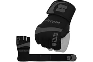 Stealth Sports Boxing Inner Gloves Neoprene Wrist Support Padded Gel Wraps Hand Protection Boxing Bag Hand Wraps for Punching MMA Martial Arts Muay Thai Speed Bag Training – Under Mitts