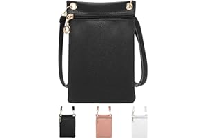 ZHITENG Borsa Porta Cellulare Tracolla, Borsa a Tracolla da Donna in Pelle PU con Cinghie Regolabili Staccabili Mini Borsetta Porta Cellulare, per Le Passeggiate, Lo Shopping, Gli Appuntamenti