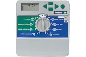 RAIN BIRD HUNTER XC-801I-E Programador de riego eléctrico Interior, Gris, 25.5x18.5x8.0 cm