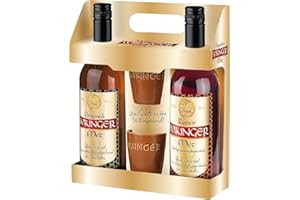 ‎ORIGINAL WIKINGER MET Wikinger | Original & Roter Met im Geschenkset | 2x0,75 L. inkl. 2 Becher | Honigwein aus dem Ursprungsland der Wikinger in Norddeutschland | fruchtig-aromatischer Met