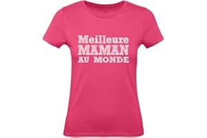 GREEN TURTLE T-SHIRTS Meilleure Maman Au Monde T Shirt Cadeau Fête des Mères Femme Tee Shirt