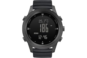 NORTH EDGE APACHE-46 Orologi Sportivi Digitali da Uomo Orologi Militari con Bussola Temperatura Passi Tracker Sport Orologi Tattici di Sopravvivenza