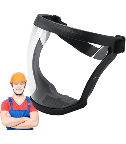 Scudo Viso Visiera Protettiva Trasparente Antiappannamento - 2 - Foto 4