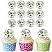 Produktbild Garten Kleingarten Mix 24 Personalisierte Essbare Cupcake Topper/Geburtstag Kuchen Dekorationen – Einfache vorgeschnittenen Kreise