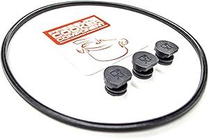 jpshop - Kit Guarnizione Coperchio + 3 valvole per pentola a Pressione Compatibile con Aeternum