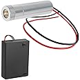 Module de Diode Laser, CTRICALVER 1 pcs 650nm Laser à Point Rouge 3-5V, Distance Focale Réglable, avec Lentille en Piastique 