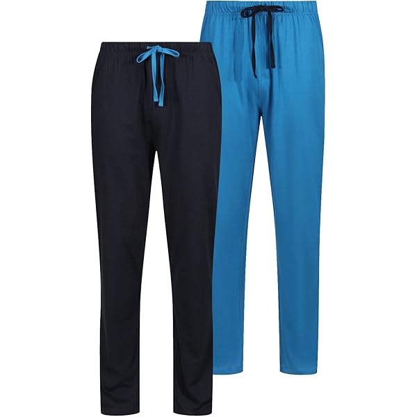 Pantaloni Pigiama Uomo In Cotone - Comodi, Leggeri, Con Elastico In Vita, Per Casa E Tempo Libero - Foto 2