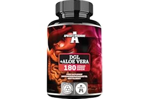 ‎APOLLO'S HEGEMONY DGL + Aloe Vera (Lakritz + Aloes) 500mg | 180 Vege Caps. | Ergänzung zur Unterstützung des Verdauungstraktes und der Widerstandsfähigkeit | Apollo's Hegemony
