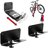 RTR BIKES Crank Pro - Soporte de pared para bicicleta profesional, ideal para ahorrar espacio para colgar la bicicleta en cas