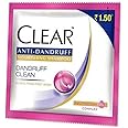 Clear Anti Dandruff Care Shampoo, 5ml Sachet - Pack of 64