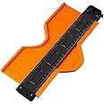 Sherni Contour Gauge Profile Tool, 10" Widen Super Master Outline Measuring Plastic Ruler for Corners | Precisely Copy Irregular Shape Plastic Measuring Profile Tool Ruler for Corners