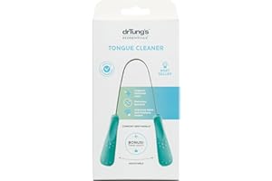 DRTUNG'S Stainless Steel Tongue Cleaner (Colours May Vary).