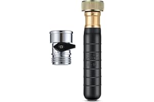 Enhon Ablaufblase passend für 2,5 cm bis 5,1 cm Abflussrohre, Abflussreinigungsblase mit 1,9 cm Standard-Schlauchgewinde-Absperrventil, löst hartnäckige Verstopfungen in Abwasserleitungen,