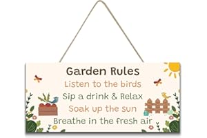 BLUCKINCLE Gardening Gifts for Men Garden Signs and Plaques for Outside Gift for Garden Lovers Gardeners Gifts for Women Gardeners Gift for Christmas Birthday Gardening Presents