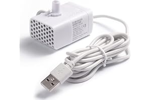 5 V elektryczna pompa wodna ultra cicha do fontanny wodnej FEELNEEDY F016-B ze światłem LED