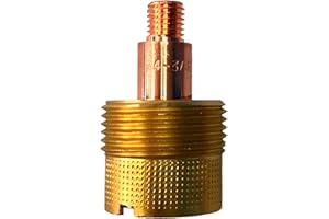 ELECTROMECANICA CANTABRIA ELCAN ELCAN 1 diffusore grande 45V64S GAS LENS per saldatura tungsteno 2,4 mm per torcia TIG serie WP 9 20 e 25. Consumabili e accessori professionali per saldatura con pistola o torcia TIG