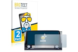 brotect Screen Protector Anti-Glare compatible with Hyundai Kona 2020 Infotainment System 10" (2 Pack) Screen Protector Matte, Protection Film
