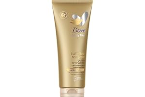 Dove Light to Medium Self Tan Lotion 1 Gradual Tan Lotion For Sun-Kissed Skin Tanning Lotion For All Skin Types 200 ml